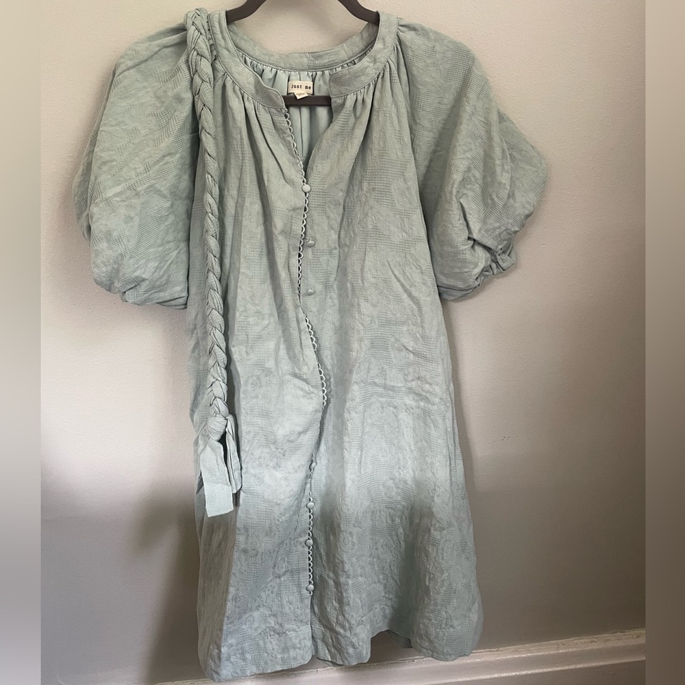 Blue Bubble Dress Perfect for Baby Shower, Gender Reveal, or any Summer Event